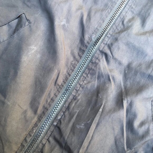 RING OF FIRE Speed Power Victory Bomber Jacket LG Men's Full Zip Black Skull - Picture 5 of 12